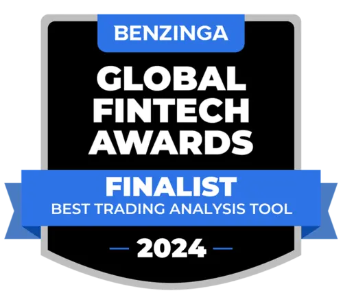 Benzinga Global FinTech Awards Finalist 2024 badge